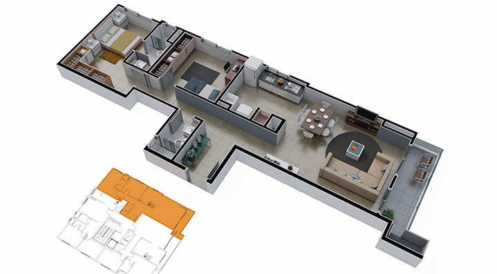 Residencial A. Koefender, planta (10 de 13)
