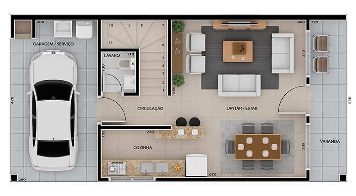 Residencial Daiana, planta (2 de 6)