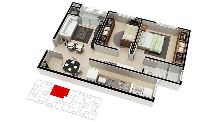 Residencial Ouro Branco, planta (2 de 5)